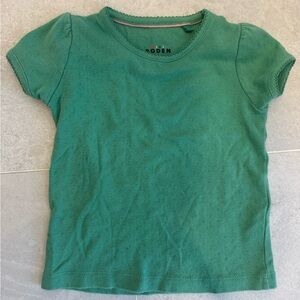 Mini Boden Green Short Sleeve Tee | 4-5 Y